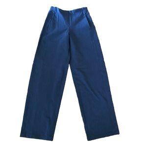 Lululemon athletica wide leg pants size 2 navy pockets